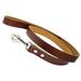 Dogs My Love Genuine Leather Classic Dog Leash 4 Ft Long 9 Sizes (XXXLarge (Width: 25mm - 1 ) Brown)