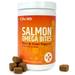 Pet MD Salmon Oil Omega 3 for Dogs - Advanced Allergy & Itch Relief for Dogs - Omega 3 & 6 EPA & DHA Fish Oil Omega 3 Soft Chews - 120 Count