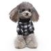 JANDEL Pet Soft Comfortable Lovely Pajamas for Small Medium Dogs Puppy Spring Autumn & Winter Costume Black M