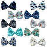 Mirage Pet Colorful Frosty Pet Bow Tie Collar Accessory with Velcro