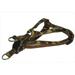 Sassy Dog Wear CAMOUFLAGE-TAN-GRN1-H Camouflage Dog Harness - Tan & Green- Extra Small