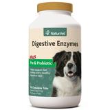 NaturVet Digestive Enzymes for Dogs - Plus Prebiotics & Probiotics â€“ Helps Support Diet Change & A Healthy Digestive Tract â€“ 90ct Chewable Tablets