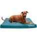 FurHaven Pet Products Indoor/Outdoor Oxford Orthopedic Deluxe Mattress Pet Bed for Dogs & Cats - Deep Lagoon Jumbo