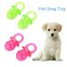 SPRING PARK 2Pcs Pet Pacifier Toy Dog Toy TPR Pacifier Grinding Teeth Molar Reducing Pressure Pet Supplies Hot pet Dog Toy TPR Transparent Pacifier Puppy Molar Vent Toy