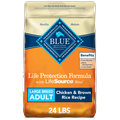 Blue Buffalo Life Protection Formula Natural Adult Large Breed Dry Dog Food Chicken 24-lb