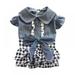 Spring Pet Dog Clothes Dog Denim Dress Jeans Skirt Small Dog Dress Puppy Clothes Chihuahua Yorkies Teddy Pet Clothing