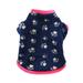 Groomer Christmas Pet Dog Clothes Coat Winter Cute Leopard Dot Pet Pullover Shirt