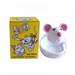 Wuffmeow Pet Feeder Toy Cat Mice Shape Food Rolling Leakage Dispenser Bowl Kitten Playing Toys