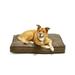 Lacourte Pet Small Gusset Wood Look 27 x 36 Pet Bed - Brown