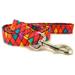 Multi-Color Harlequin Dog Leash - Size - Large