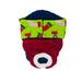 Barkertime Green Christmas Stocking on Red Waterproof Premium Dog Diaper - Made in USA