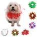 Yesbay Halloween Pet Dog Puppy Ribbon Scarf Neck Collar Christmas Party Costume Decor Green