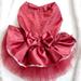 Pet Dog Bowknot Christmas Dress Costume Puppy Tutu Cute Skirt Clothes Outfits