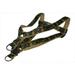 Sassy Dog Wear CAMOUFLAGE-TAN-GRN3-H Camouflage Dog Harness - Tan & Green- Medium