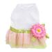 Flower Dog Dress Puppy Tutu Skirt Dog Clothes Costume-Small Medium Large