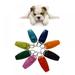 Elaydool 2 in 1 Clicker Whistle Training Accessories Pet Dog Training Tool Multi Colors Optional Dogs Pet Supplies