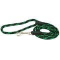 Dogs My Love Dog Rope Leash 4ft Long (Small: 4ft Long; 0.3 Diam (8mm) Green/Black)