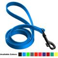 DogLine - Biothane Waterproof Dog Leash Strong Coated Nylon Webbing with Black Hardware Odor-Proof for Easy Care Clean High Performance for Small or Large Dogs(Blue: Width 1/2 | L: 48 (4ft))