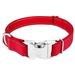 Country Brook PetzÂ® 3/4 inch Premium Red Reflective Nylon Dog Collar - Small