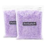 PetSafe ScoopFree Lavender Scented Crystal Litter 2-Pack ScoopFree Litter Absorbs Odors 5x Faster than Clay Clumping Low Tracking for Less Mess