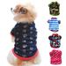 Pet Dog Fleece Coat Soft Warm Dog Clothes Skull Camouflage/Polka dot/Leopard/Paw Printed/Striped Pullover Fleece Warm Jacket Costume for Doggy Cat Puppy Apparel M