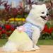 Lovebay Pet Dog Girl Floral Princess Dress Sleeveless Ruffle Tulle Tutu Dresses Puppy Outfits