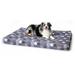 K&H Pet Products Superior Orthopedic Indoor/Outdoor Bed Gray/Paw Large 35 X 46 X 4 Inches