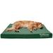 FurHaven Pet Products Indoor/Outdoor Oxford Memory Top Deluxe Mattress Pet Bed for Dogs & Cats - Forest Jumbo