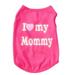 Dog Vest I Love My Mom&Dad Shirt Clothes Coat Pet Cat Puppy Cotton Vests Clothing For Dogs Costumes with Fashion Printing