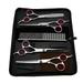 OUNONA 1 Set/5 Pcs Pet Hair Grooming Scissors Kits Stainless Steel Sharp Dog Cat Grooming Scissors With Comb Set (Silver)