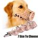 Visland Plastic Dog Muzzle Anti Bite Adjustable Pet Basket Masks Dogs Training Mouth Cover Mesh Cage Breathable Comfortable
