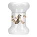 Carolines Treasures CK2312BSTJ Catahoula Leopard Dog Bone Shaped Treat Jar multicolor