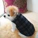 Pet Dogs Autumn Winter Thickened Vest Coat Small Medium Dogs Warm Costume with Traction Ring(Black XS)