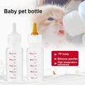 Ludlz Hamster Cat Dog 50/120ml Pet Milk Bottle Silicone Nipple Small Animal Feeding