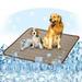 Summer Cooling Mat Sleeping Pad for Dogs Cats Self Dog Cooling Mat Blanket Breathable Pet Crate Pad Portable & Washable Pet Cooling Blanket for Small Medium and Large Pet Outdoor or Home Use