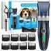 Dog Clippers Mrdoggy Dog Grooming Clippers for Thick Fur Nail with Low Noise Rechargeable Cordless Electric Quiet Pet Clippers Set Grooming Kits for Dogs Cats Pets