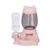 Automatic Pet Feeder Cat Dog Food Dispenser&Water Fountain Drinker Bowl Dish