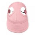 Retap Pet Outdoor Costume Hat Simple Solid Colors Oxford Cloth Baseball Cap Designed Hole for Ears S/M/L/XL