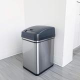 iTouchless 8 Gallon Pet-Proof Sensor Stainless Steel Trash Can with AbsorbX Odor Filter System