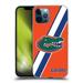 Head Case Designs Officially Licensed University Of Florida UF University Of Florida Stripes Soft Gel Case Compatible with Apple iPhone 12 Pro Max