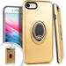 GSA Metallic Hybrid Case Magnet Ring for iPhone SE (2022-20) 8 & 7 - Gold