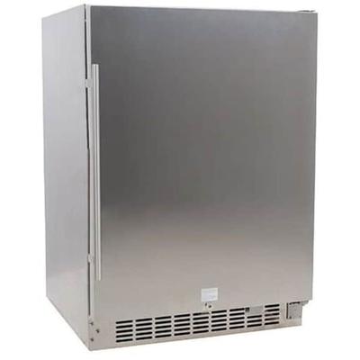EdgeStar 24 Inch Wide 142 Can Built-In Outdoor Beverage Cooler with