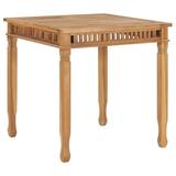 vidaXL Outdoor Dining Table Patio Table Garden Porch Furniture Solid Teak Wood