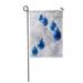 SIDONKU Bauble White Christmas Tree Branch Royal Blue Ornaments Greeting Garden Flag Decorative Flag House Banner 12x18 inch