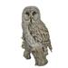 Hi-Line Gifts 20.5 Gray and Black Owl on Stump Statue