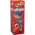 Mattel Games UNO StackoGame for Kids and Family with 45 Colored Stacking Blocks Loading Tray and Instructions Makes a Great Gift for 7 Year Olds and Up (43535)