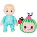 CoComelon JJ and Melon Plush Stuffed Animal Toys 2 Pack - 8 Plush - Officially Licensed - for Ages 18 Months and up