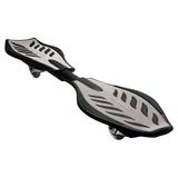 Razor RipStik Caster Board Classic - Silver 2 Wheel Pivoting Skateboard with 76mm Casters