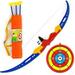 Toysery Bow and Arrow for Kids with LED Flash Lights - Archery Set with 6 Suction Cups Arrows Target and Quiver toy bow and arrow Archery Set for Children Above 6 Years Old