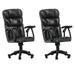 Set of 2 Plastic Toy Miniature Breakable Office Chair Accessories for Action Figures Dioramas Models